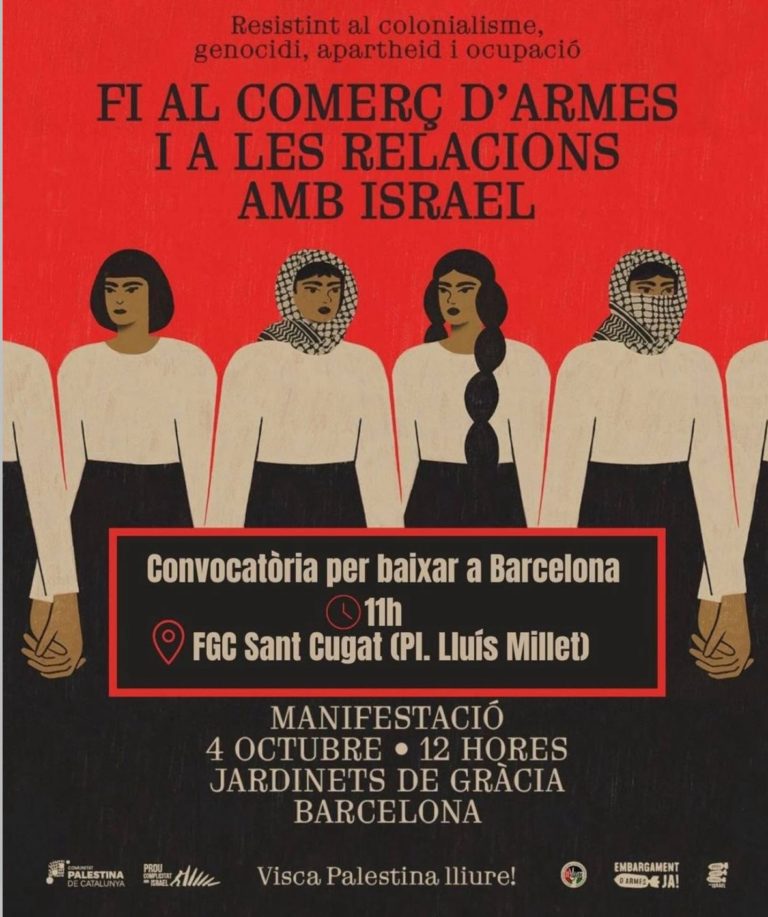 La Unipau donem suport a les convocatòries per Palestina