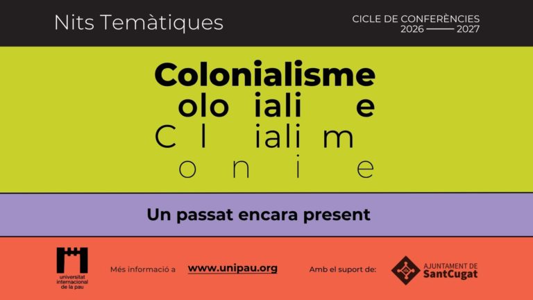 «Colonialisme. Un passat encara present» Nits Temàtiques 2026-2027